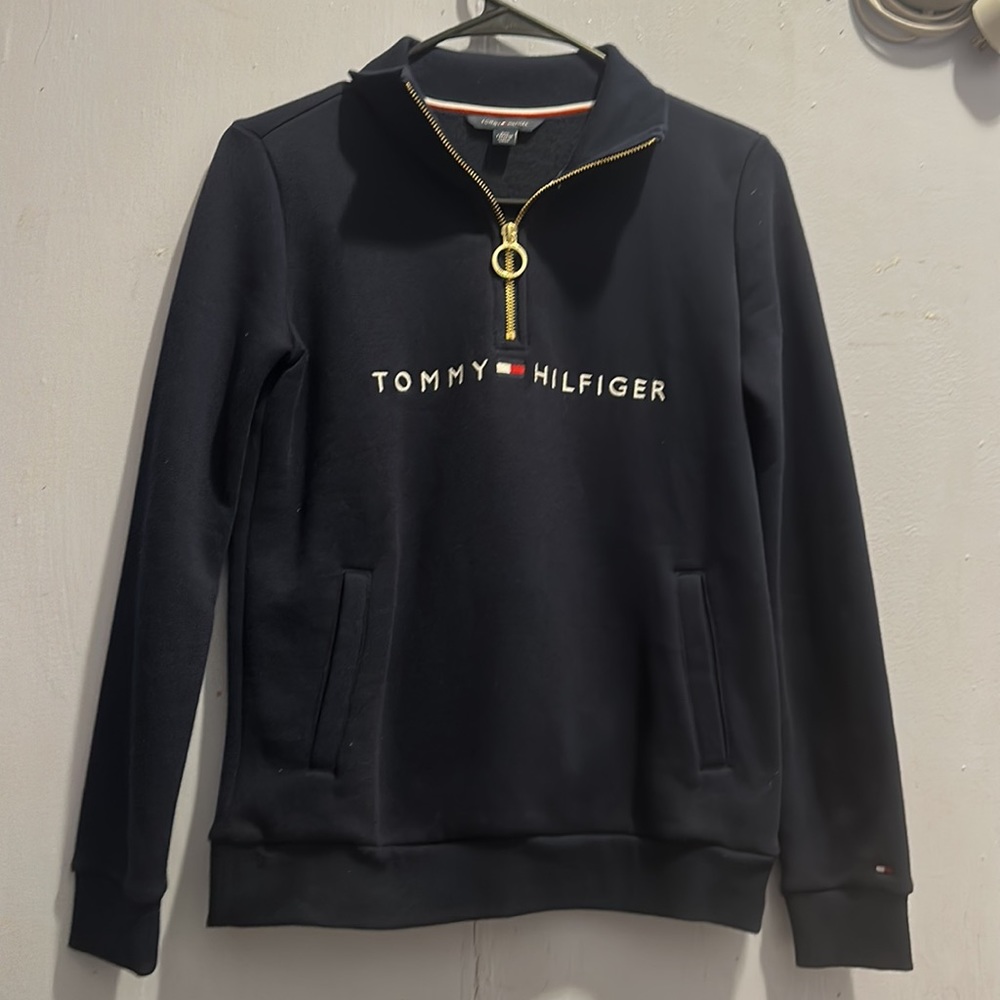 Blue tommy sweater
